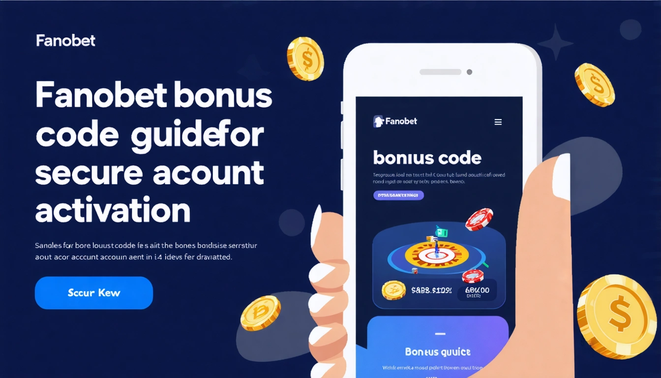 Fanobet bonus code guide for secure account activation